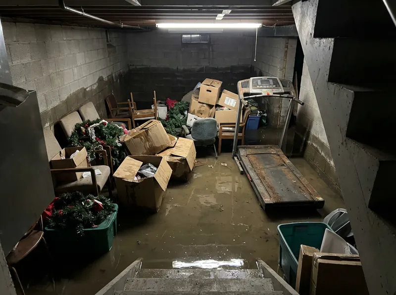 Basement Cleanout - Before