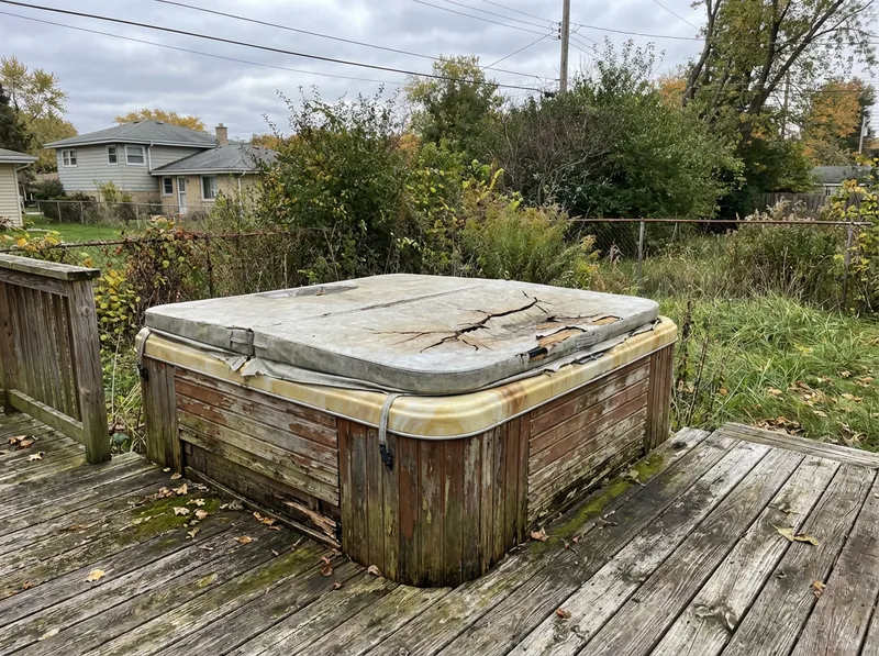 Hot Tub Removal - Before