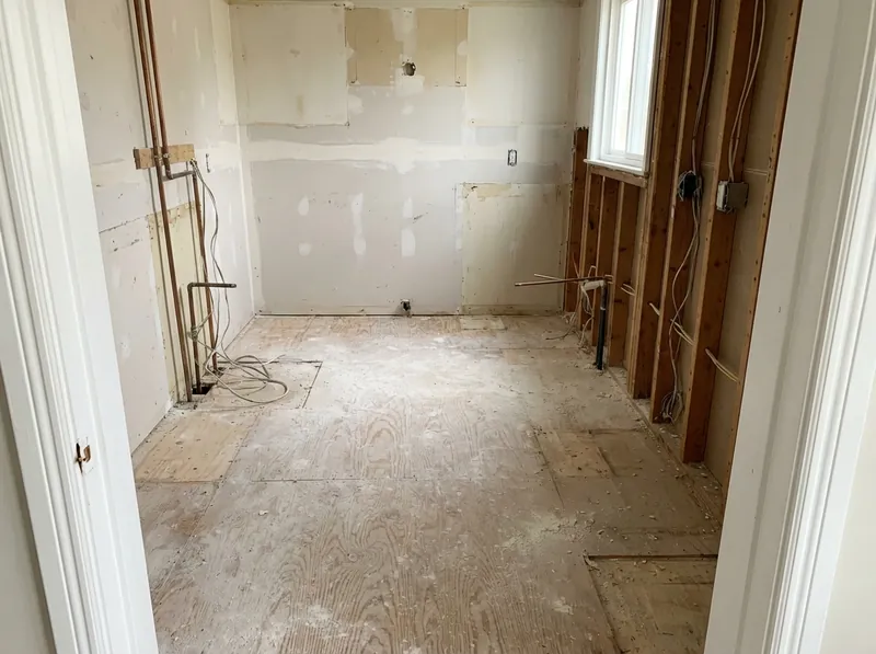 Kitchen Gut-Out - After