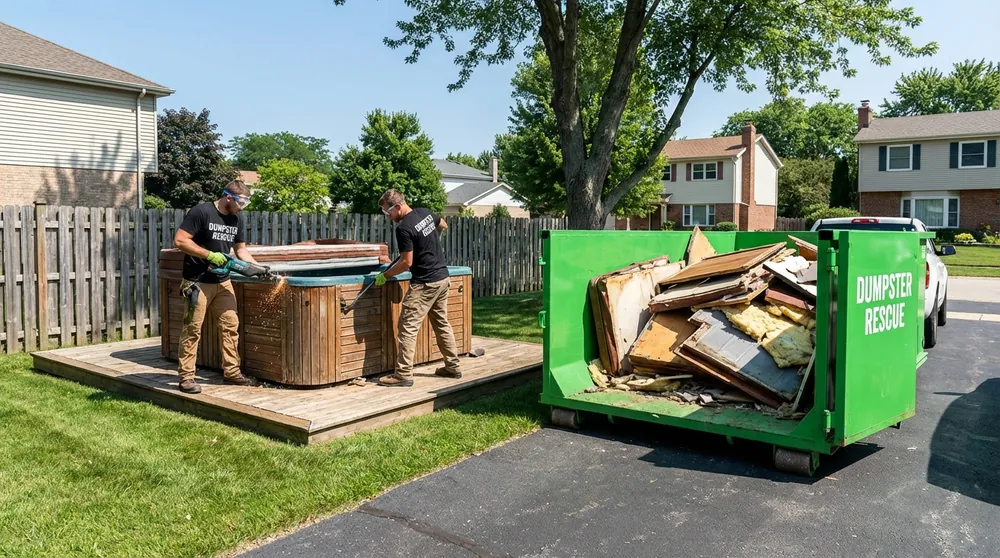 Hot Tub Removal service in Naperville